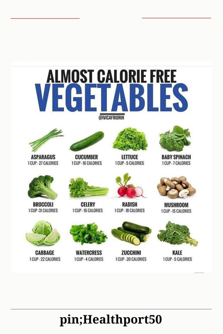 warzywa zawierają mało kalorii i dużo witamin